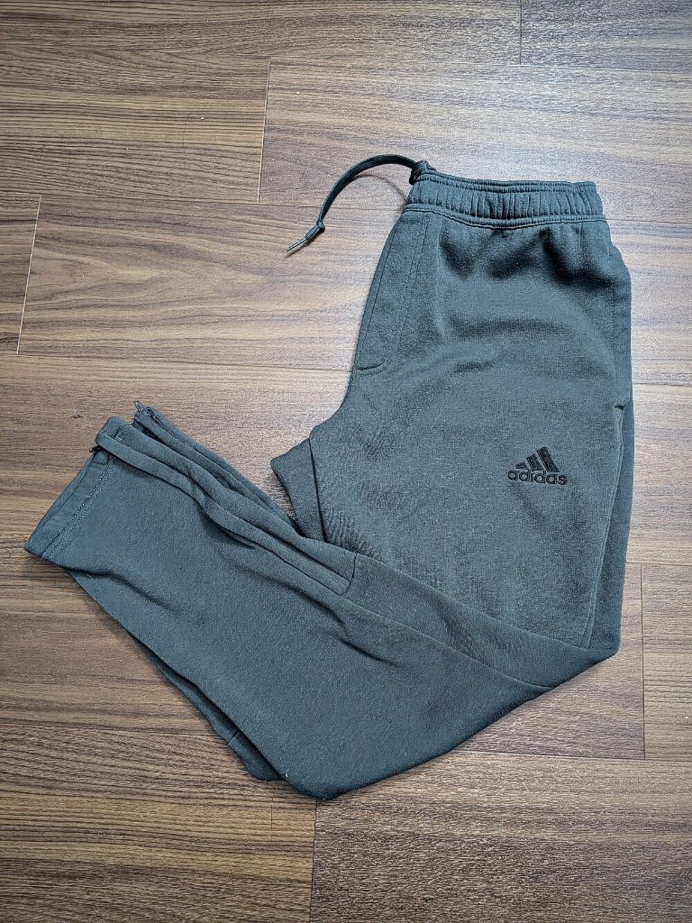 Adidas gray ankle zip sweatpants - Size Large
